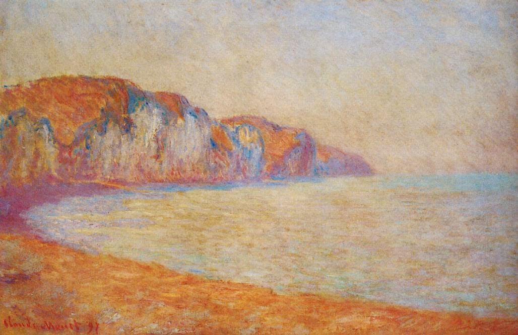 Falaise à Pourville, effect matin (1897) Falaise à Pourville, effect matin (1897)