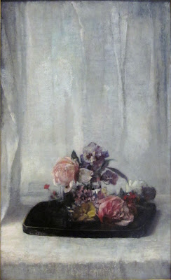 John La Farge Roses on a Tray