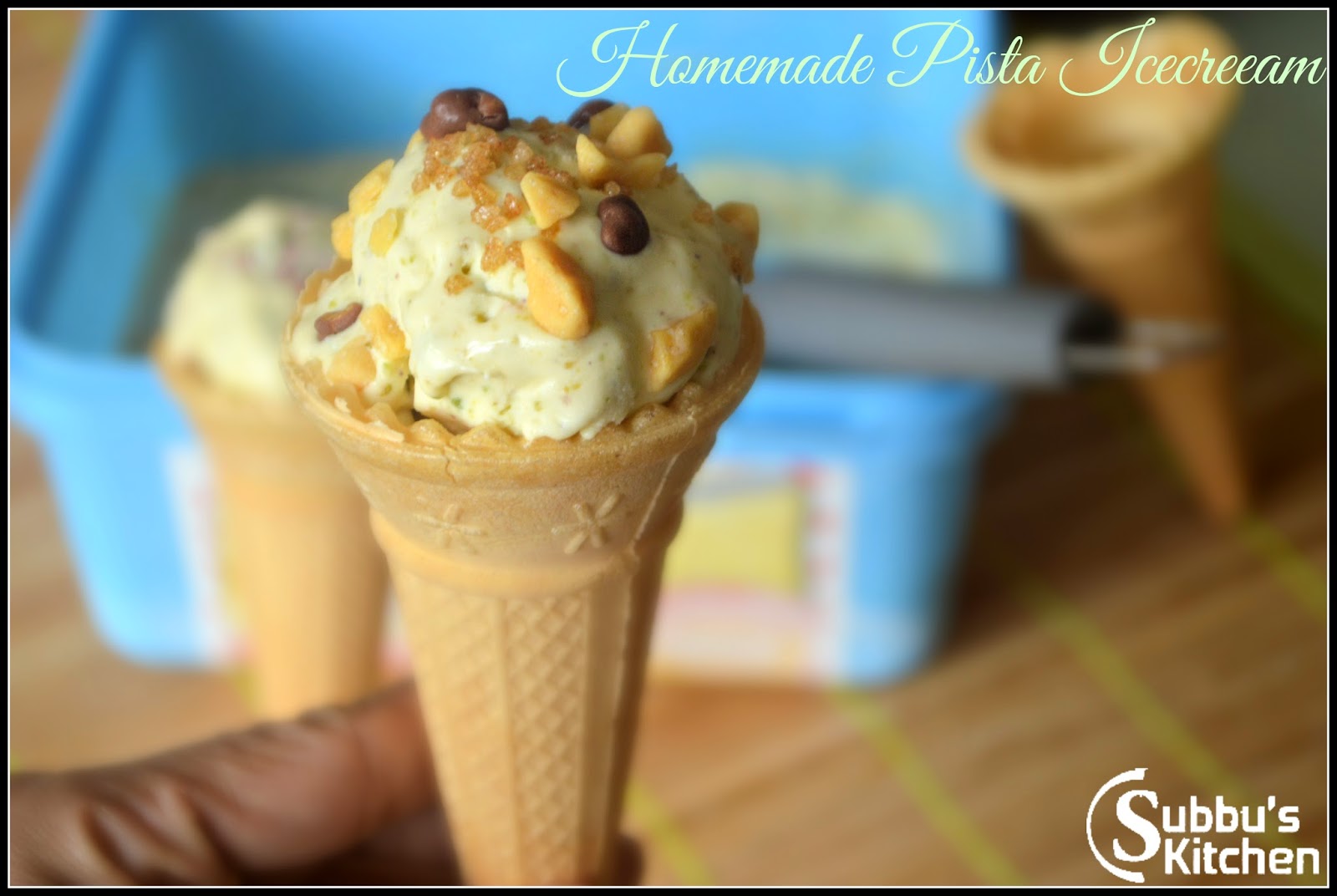 Homemade Pista Icecream Homemade Pista Icecream