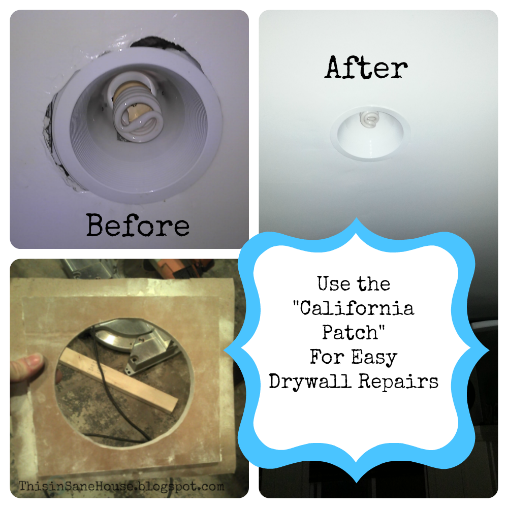 How to Make a California Drywall Patch - Home Fixated