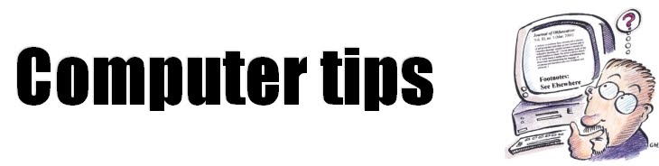 Computer tips