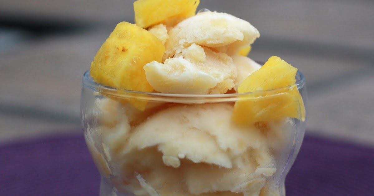 The Sweets Life Pineapple Brown Sugar Frozen Yogurt