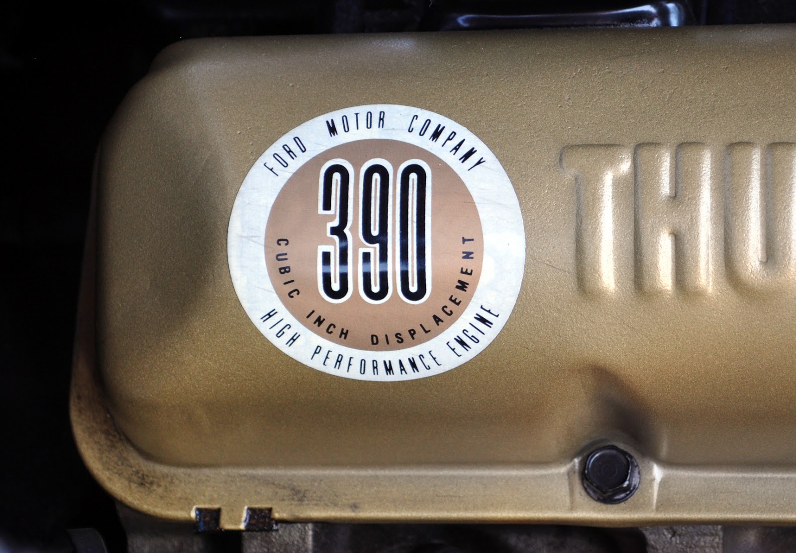 Just A Car Guy Ford Motor Company, High performance engine decals, 406