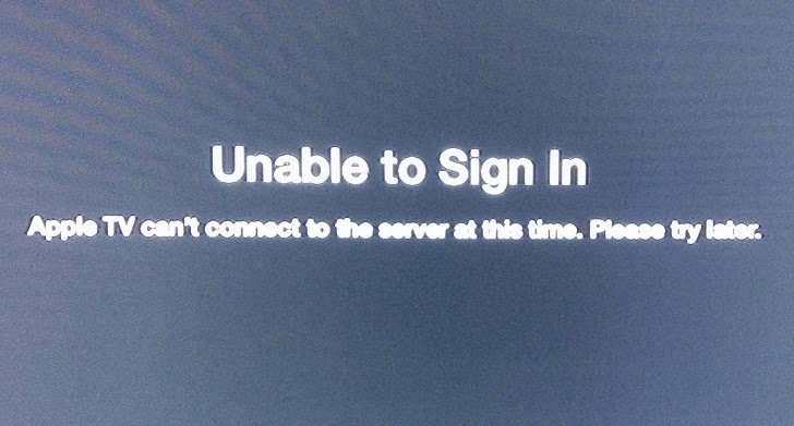 A Tutorial On How To Fix An Apple TV That's Unable To Sign In And Can't Connect To The Server At This Time By Justin Woodie