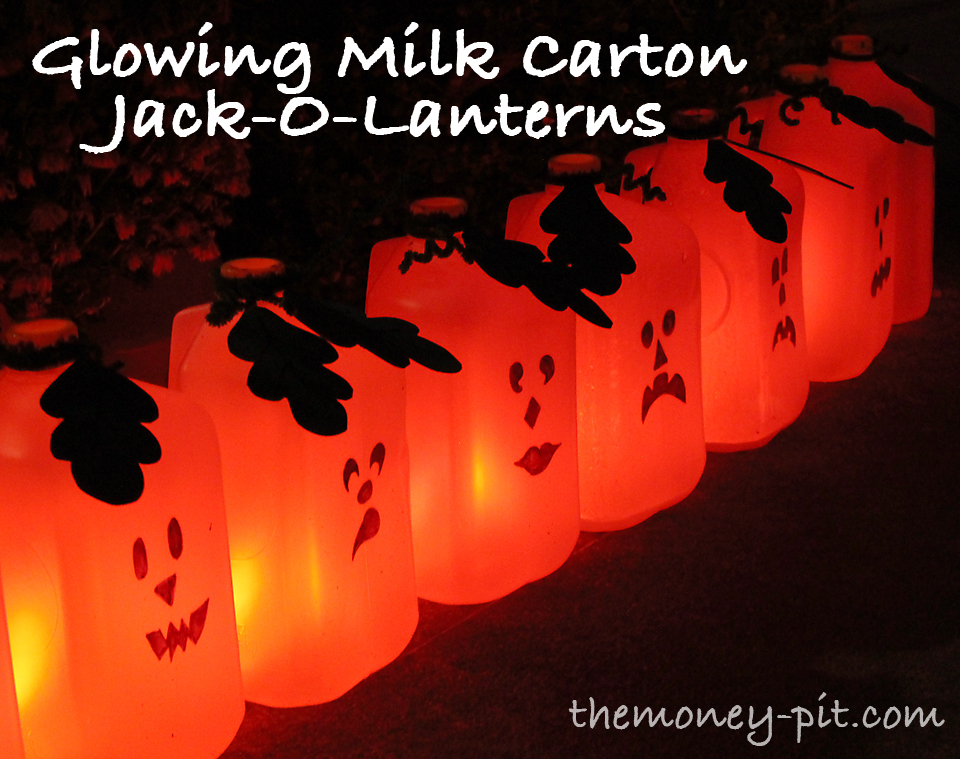 this was a pretty simple project and the kids helped me with it i had been saving milk cartons for a while to obtain this many but the cost of the - Milk Carton Halloween Ghosts this was a pretty simple project and the kids helped me with it i had been saving milk cartons for a while to obtain this many but the cost of the - Milk Carton Halloween Ghosts