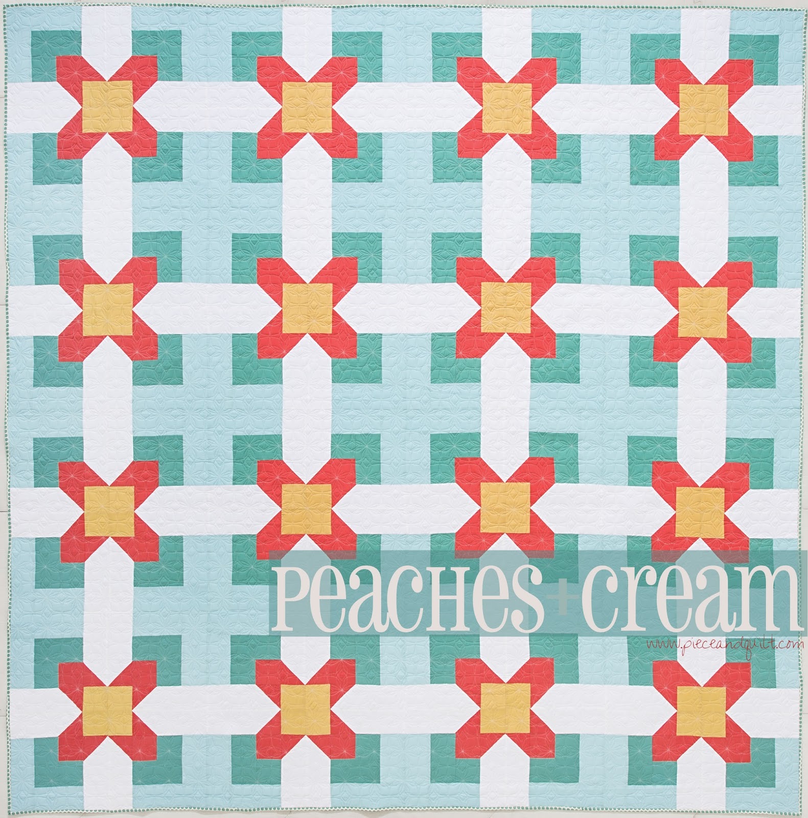 Piece N Quilt Peaches & Cream Cabin Fever 20 Modern Log Cabin Quilts