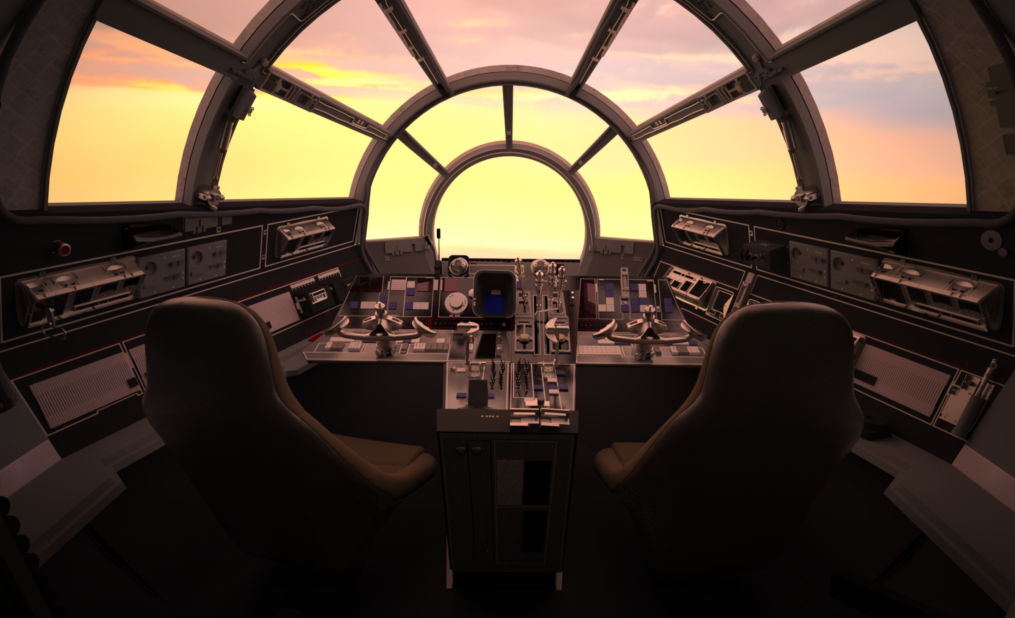 Screen Accurate Millennium Falcon Cockpit Cg Model Page