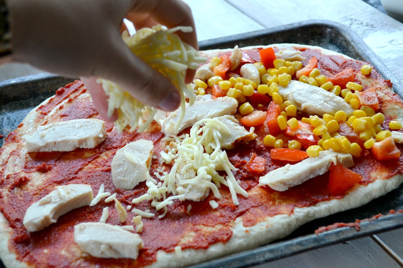 Two Ingredient Pizza Recipe UK Lifestyle and Beauty Blog