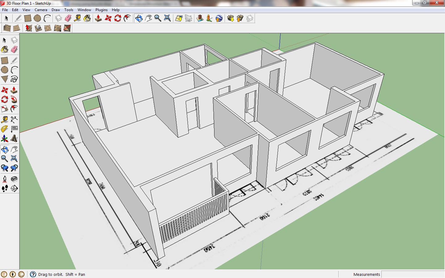 sketchup floor plan