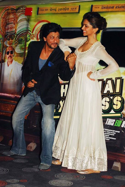 Shahrukh, Rohit & Deepika Padukone﻿ @ Chennai Express Trailer Launch