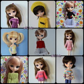 pullip doll muñeca jersey knitting sweater