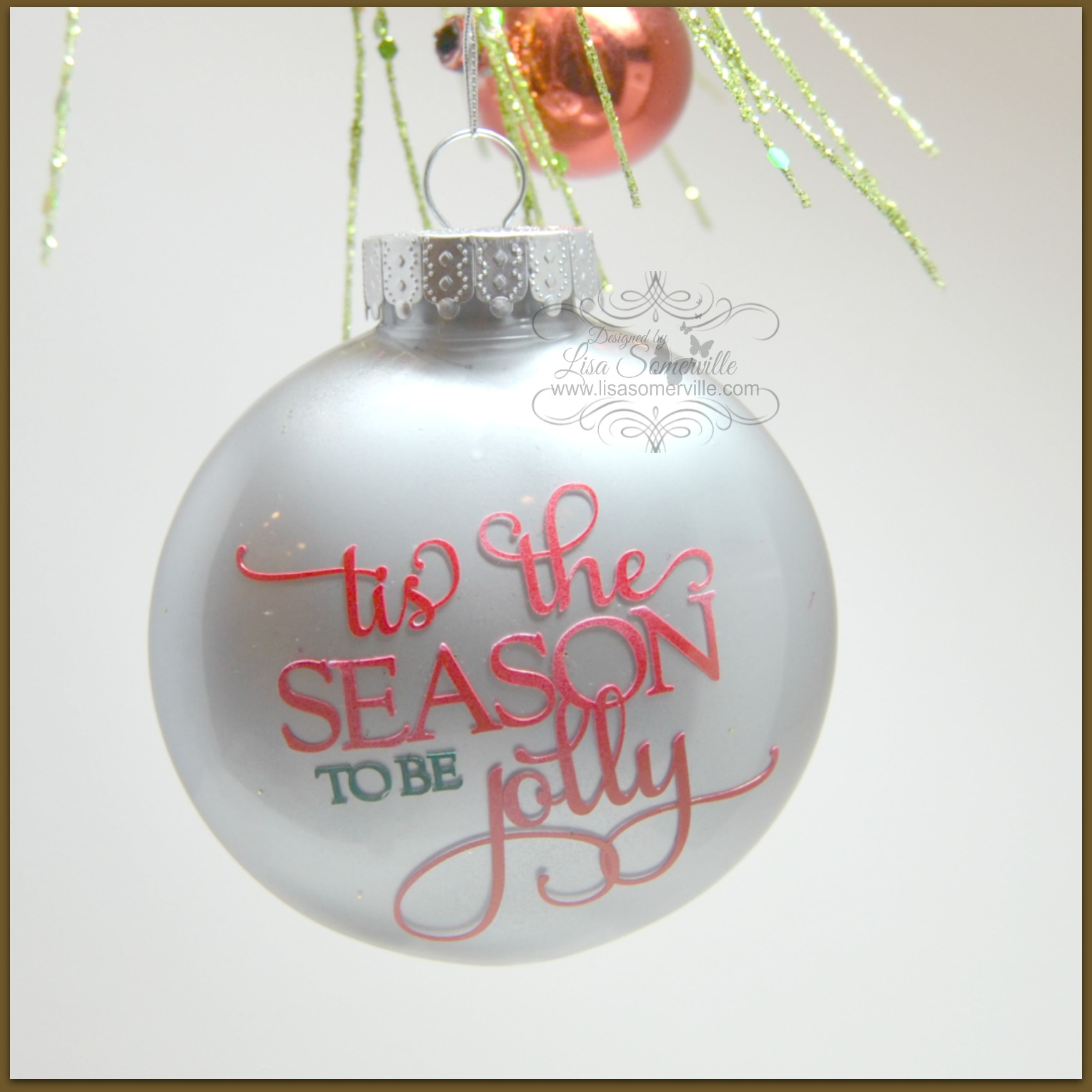 Designs by Lisa Somerville Altered Glass Block and Ornaments