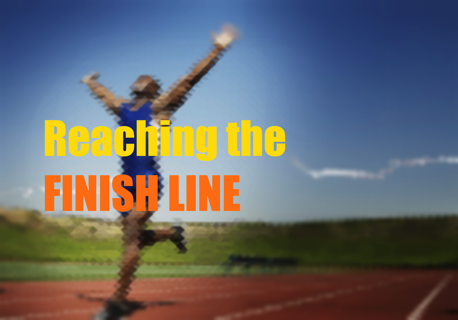 Reaching the Finish Line Busy Type