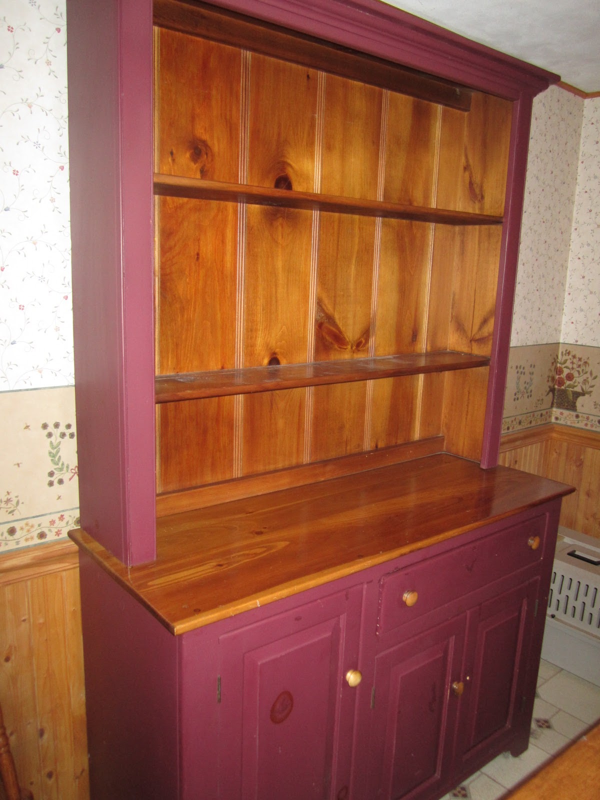 YOU of design Old Hutch Makeover