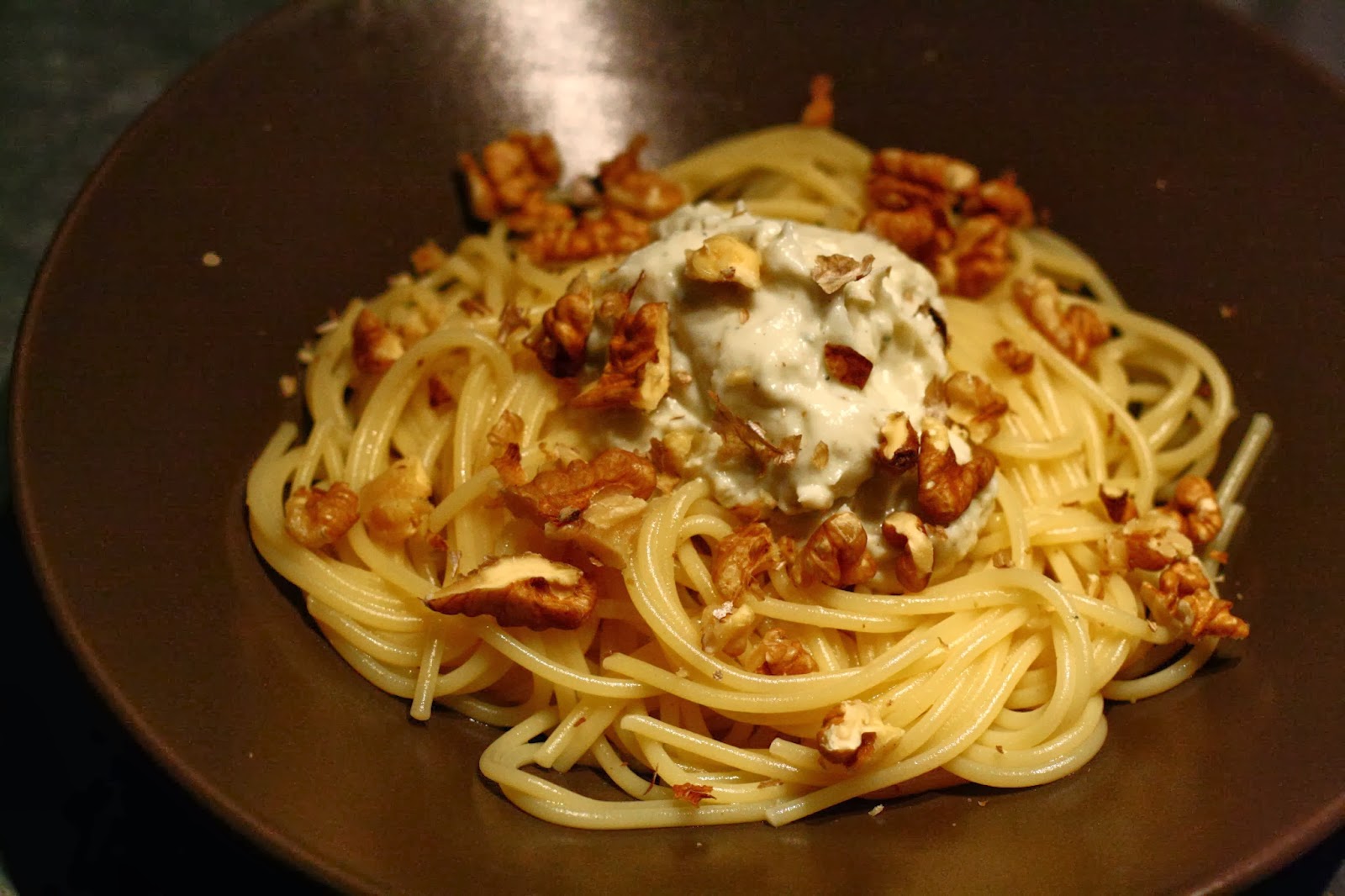 TwinsCook la cuisine façon étudiant Spagetthis, sauce au Bleu d'Auvergne