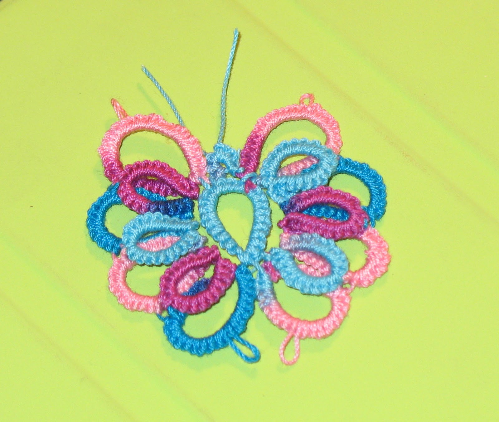 Tatting Patterns Tatting Adventures Tatted butterfly