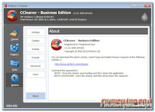 CCleaner Professional + Business Edition 3.22.1800 Full Serial Key + Crack