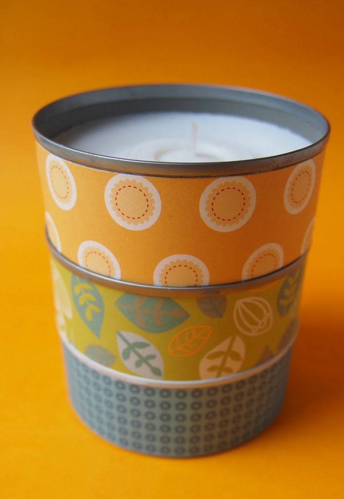 The Tiny Funnel Big Recycled Tea Candles