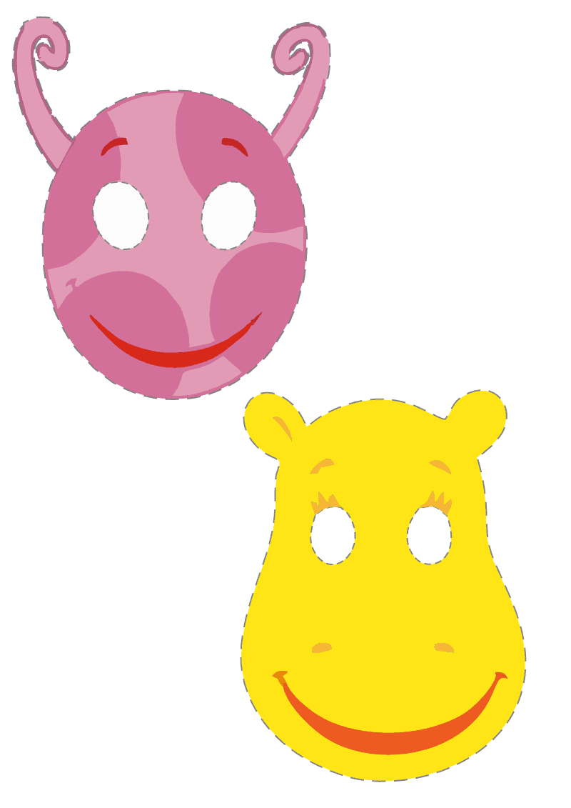 Máscara Peppa Pig para imprimir