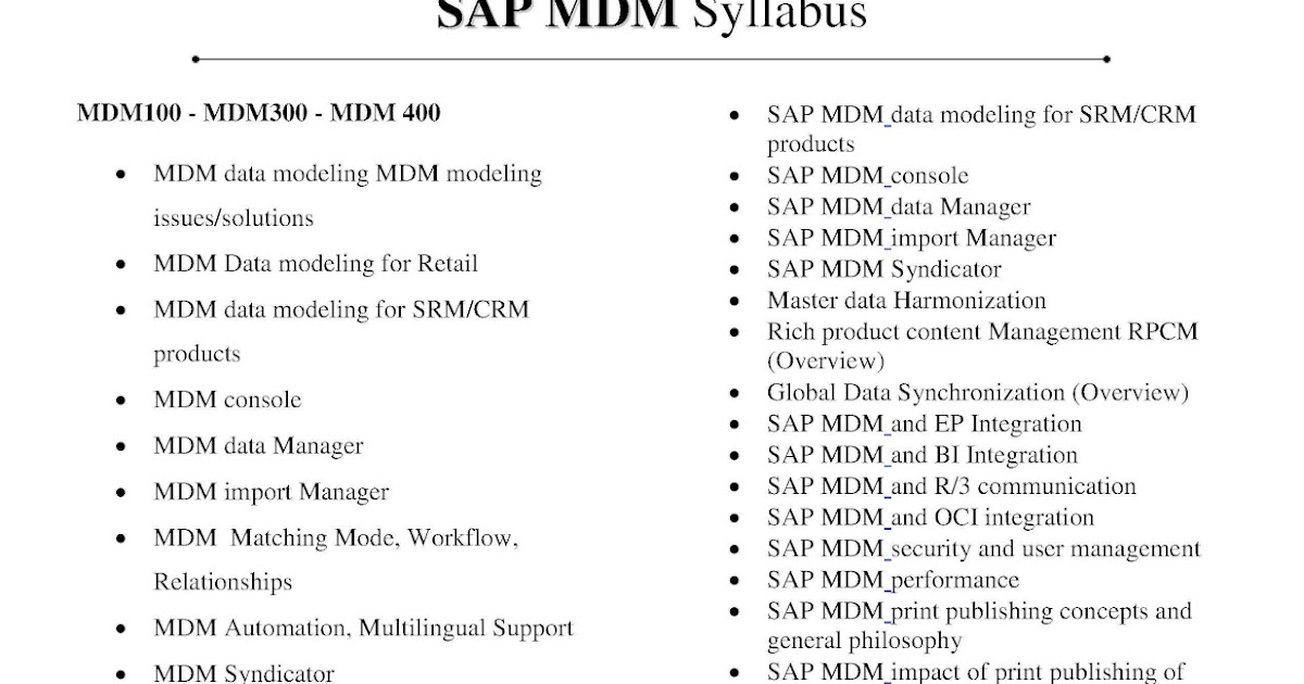 sapmdm