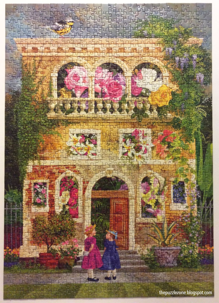 Ravensburger Colorful Garden 1000 pieces jigsaw puzzle review with photos The Puzzle Zone