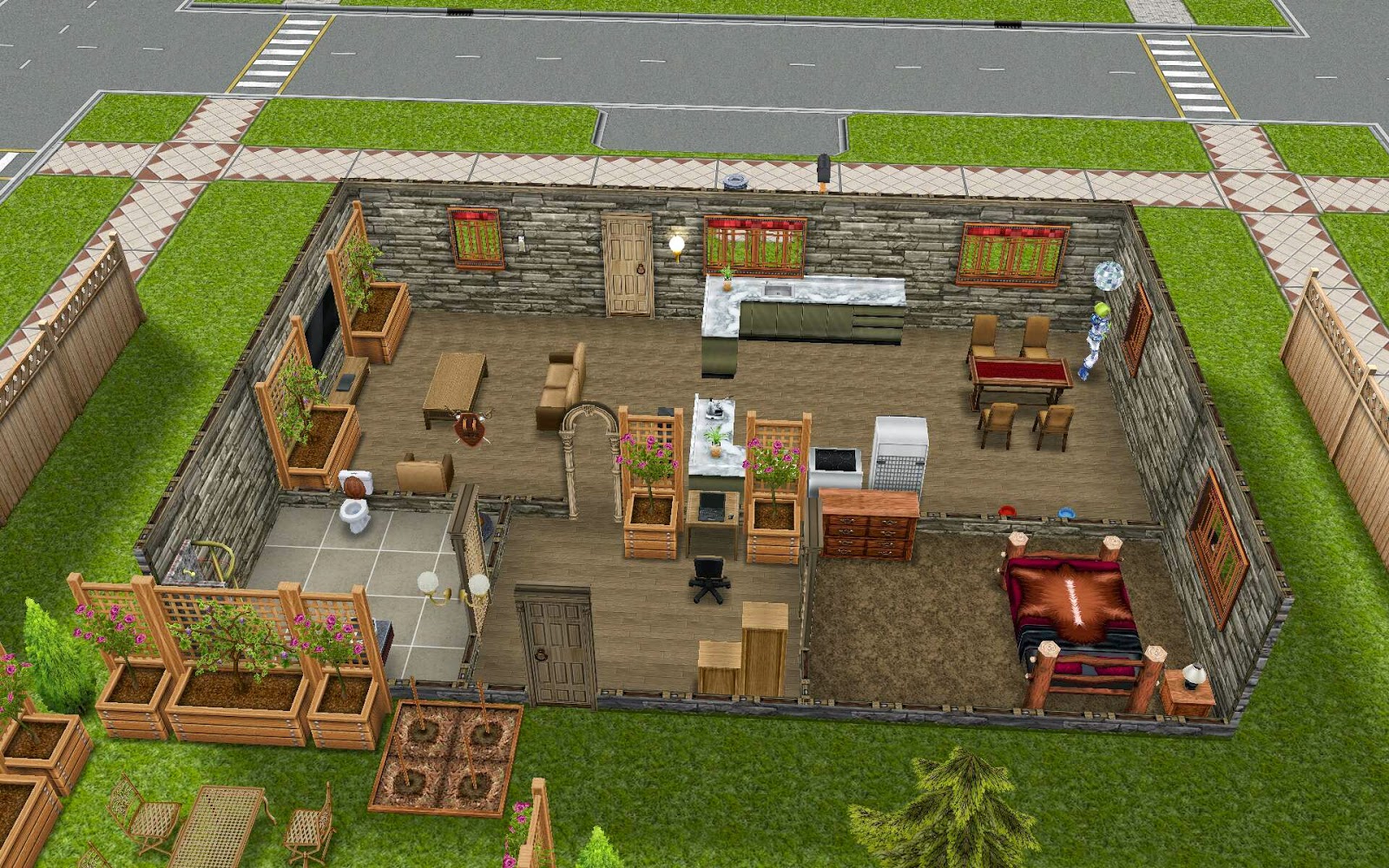 jakobina24 sims 4 garden design