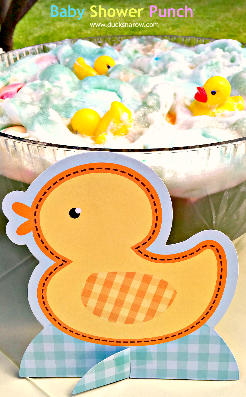 Baby Shower Punch Recipe Complete With Rubber Ducks Ducks 'n a Row