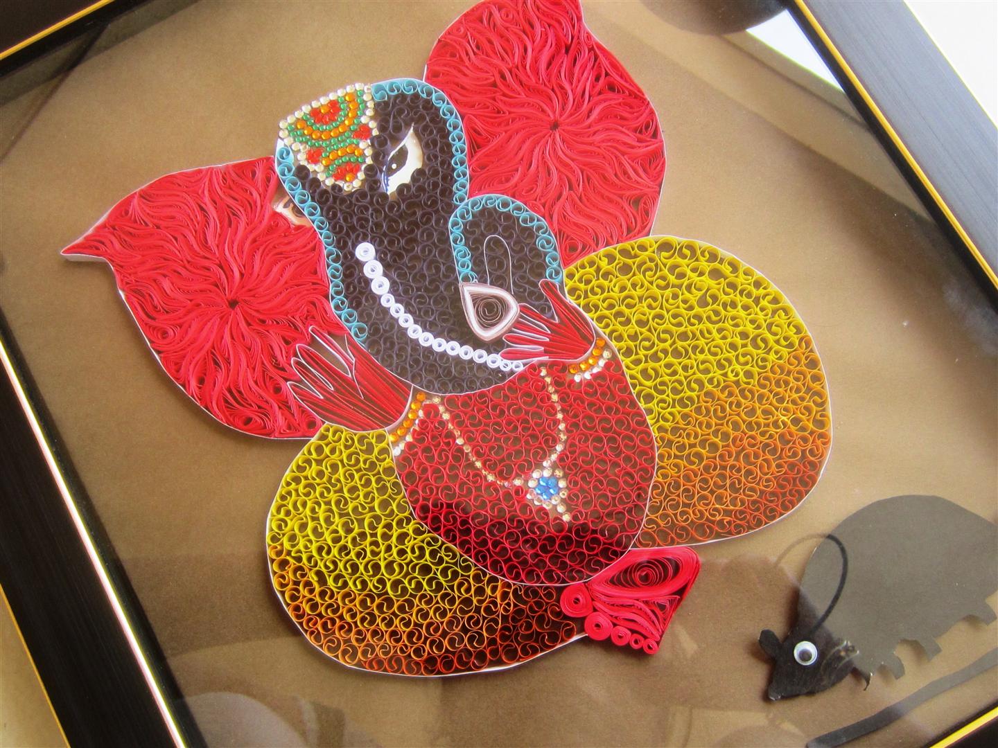 My craft work Ganesha quilling