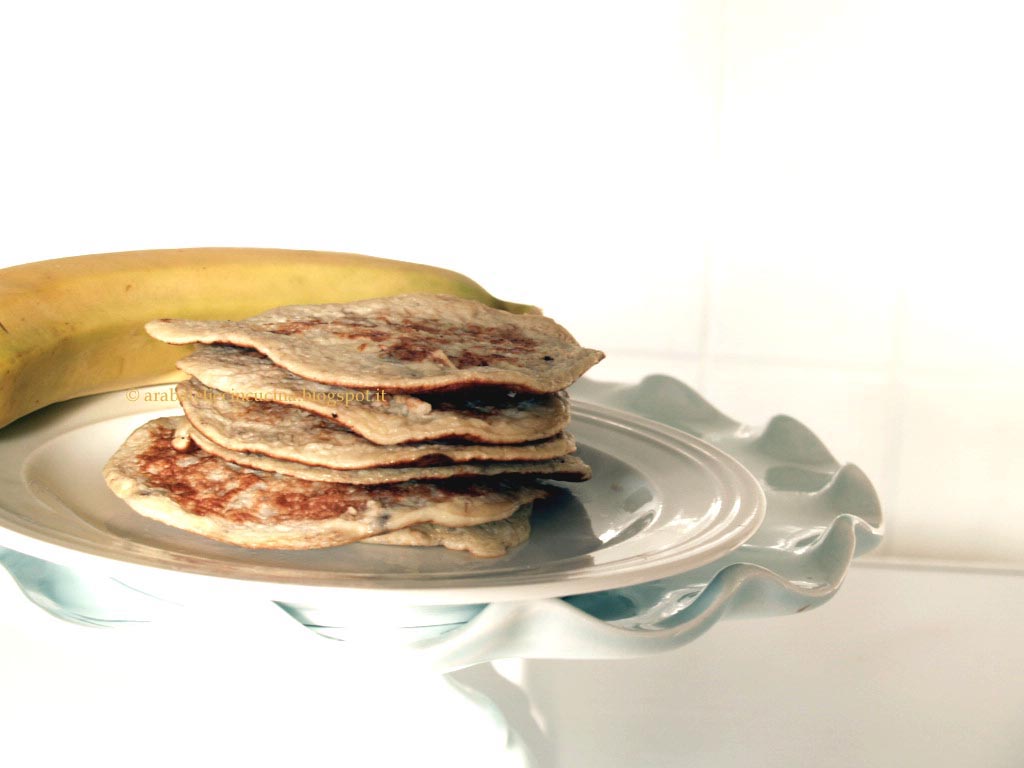 Arabafelice in cucina! Pancakes furbissimi alla banana, in due