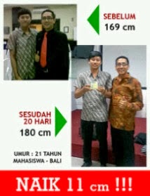 Testimoni Peninggi Badan Tiens