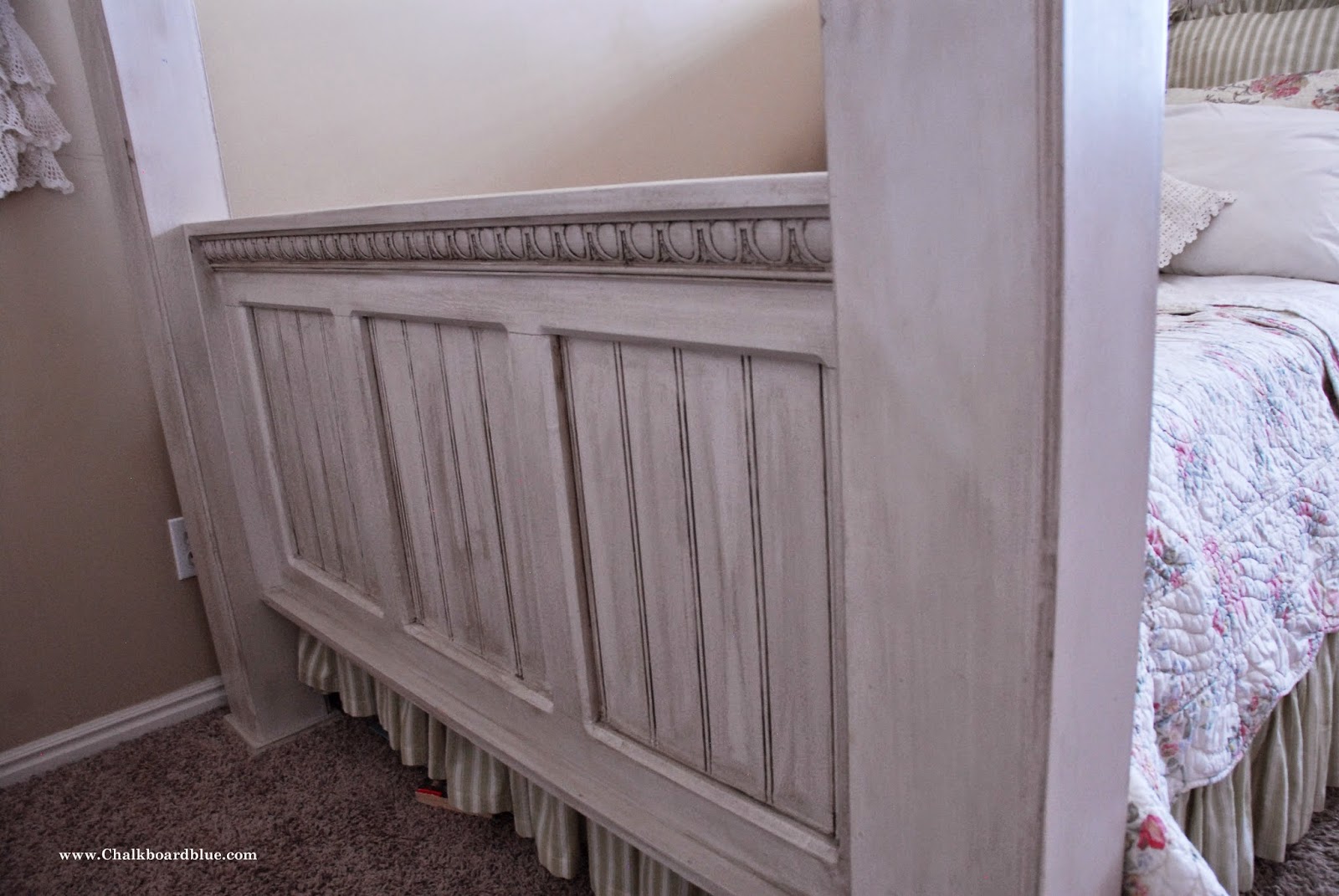 Chalkboard Blue Girls Bed How to Build Tutorial