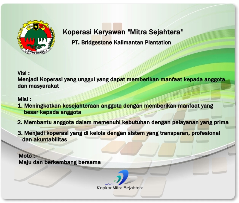 Kopkar Mitra Sejahtera Visi Dan Misi