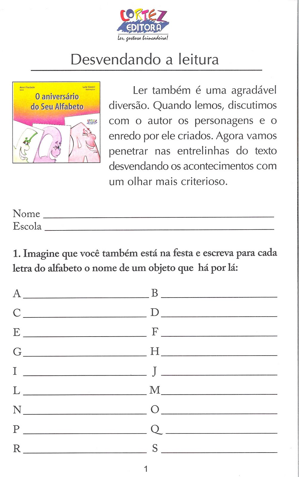 LINGUAGEM E AFINS: O aniversário do seu alfabeto