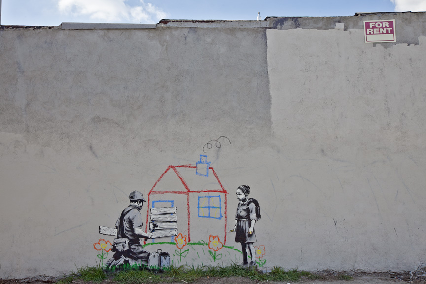 Banksy Meat Truck Planet Of The Sanquon