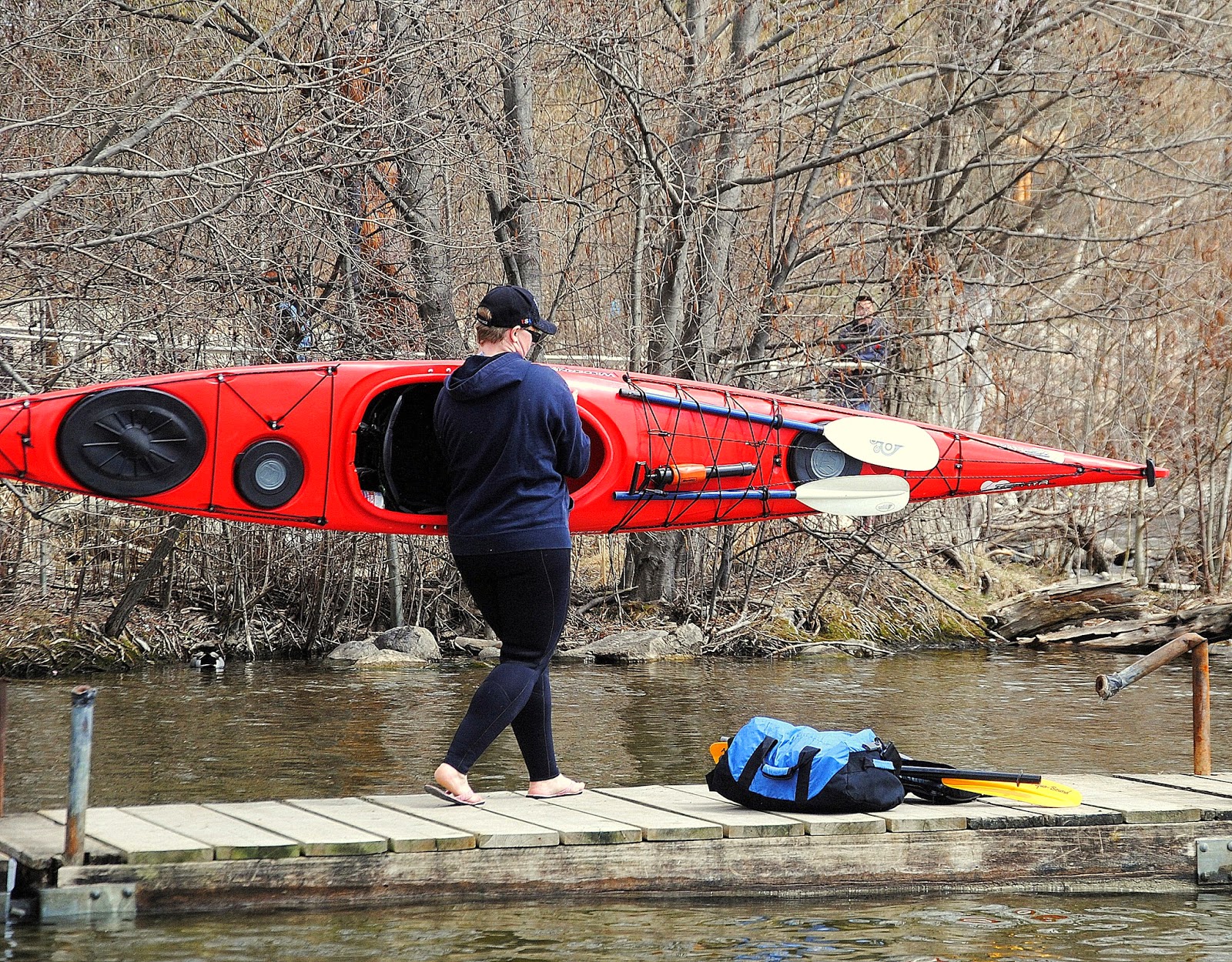 Camera on King & Aurora Kayaking on Lake Wilcox