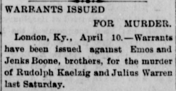 shaking sound paper warrants murder issued