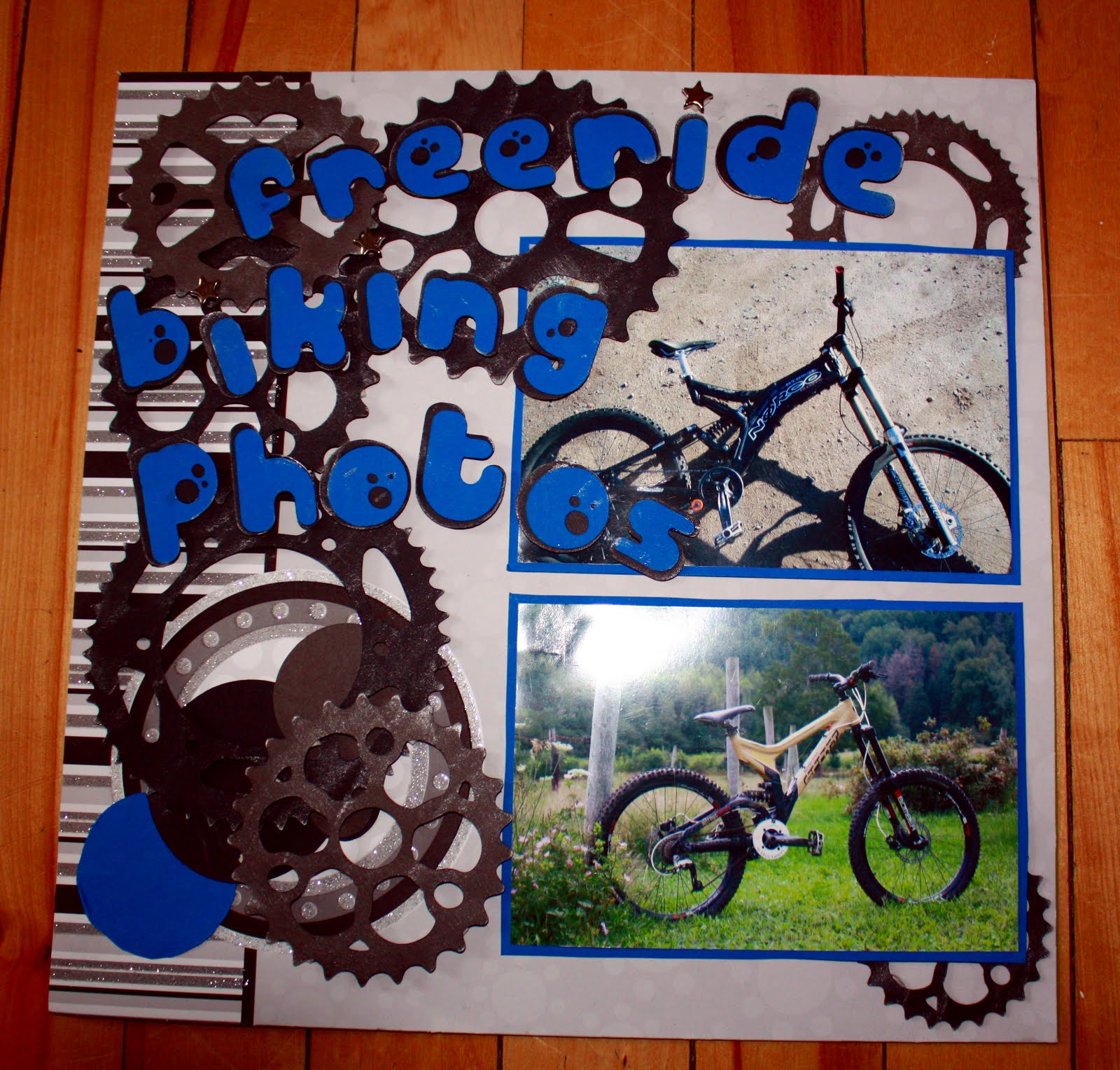 Jenny's Crafty Creations Bike Scrapbook