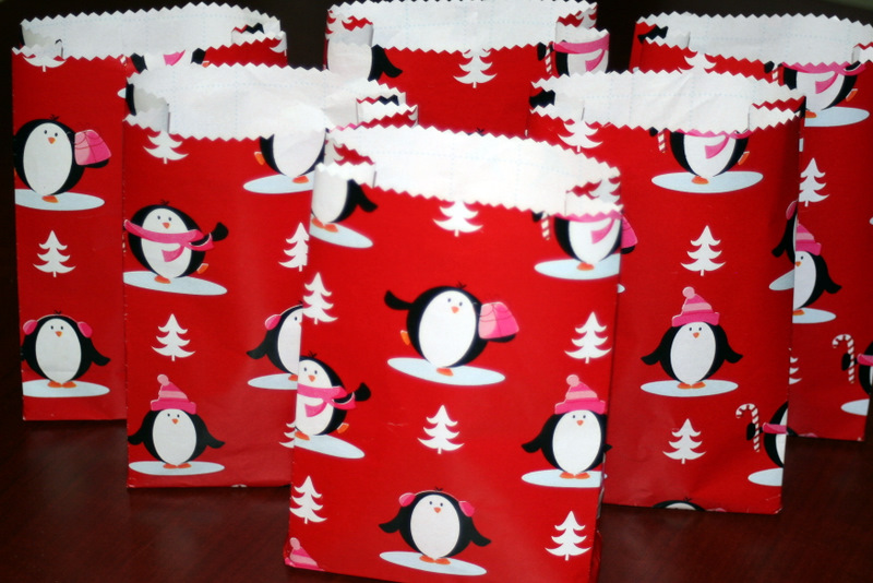 Greene Acres Hobby Farm Leftover Christmas Wrap into Adorable Paper Bags