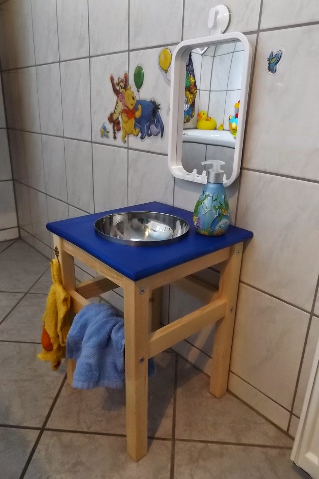 DIY Kinderwaschtisch