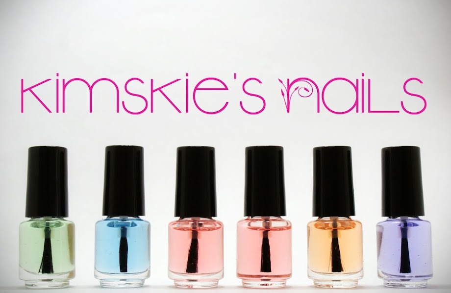 KimsKie's Nails Pedicure Silver Foil