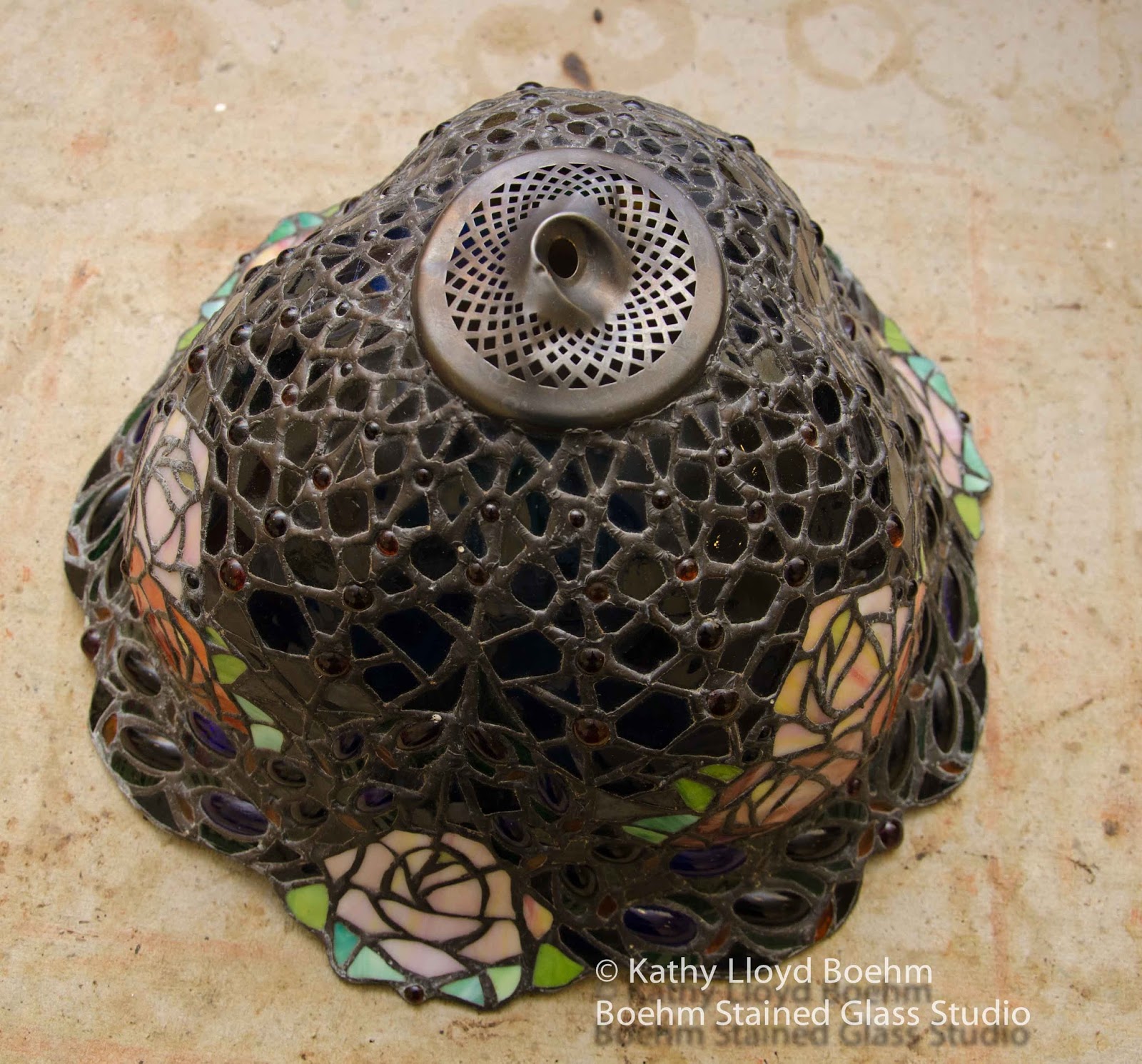 Boehm Stained Glass Blog Stained Glass Lamp Cap Replacement