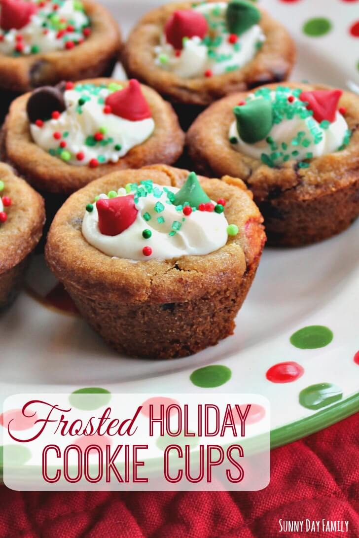 Frosted Holiday Cookie Cups: Easy Christmas Cookies to Make & Decorate ...