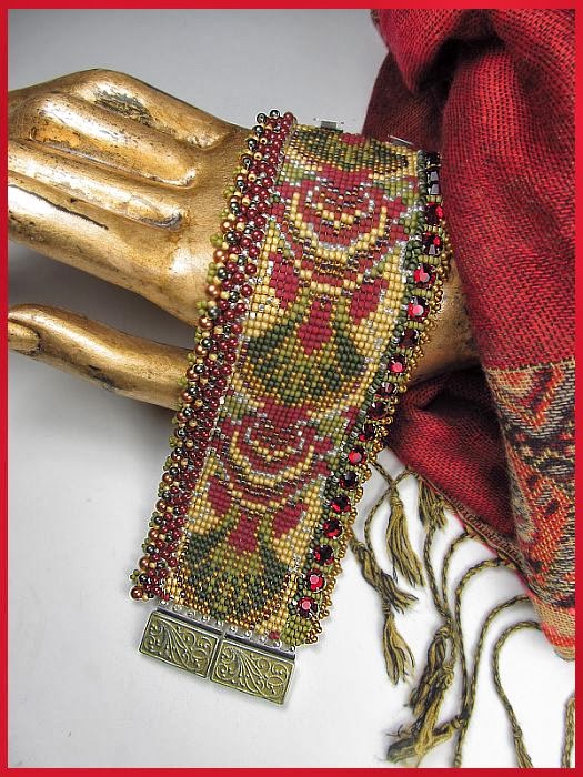 Beads Beading Beaded, with Erin A trial on creating a RAW edge