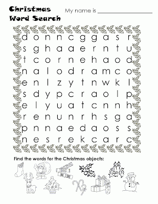 Christmas Word Search For Kids 5