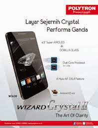Spesifikasi Haga Polytron Wizard Crystal II