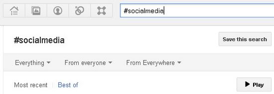 Google+ search