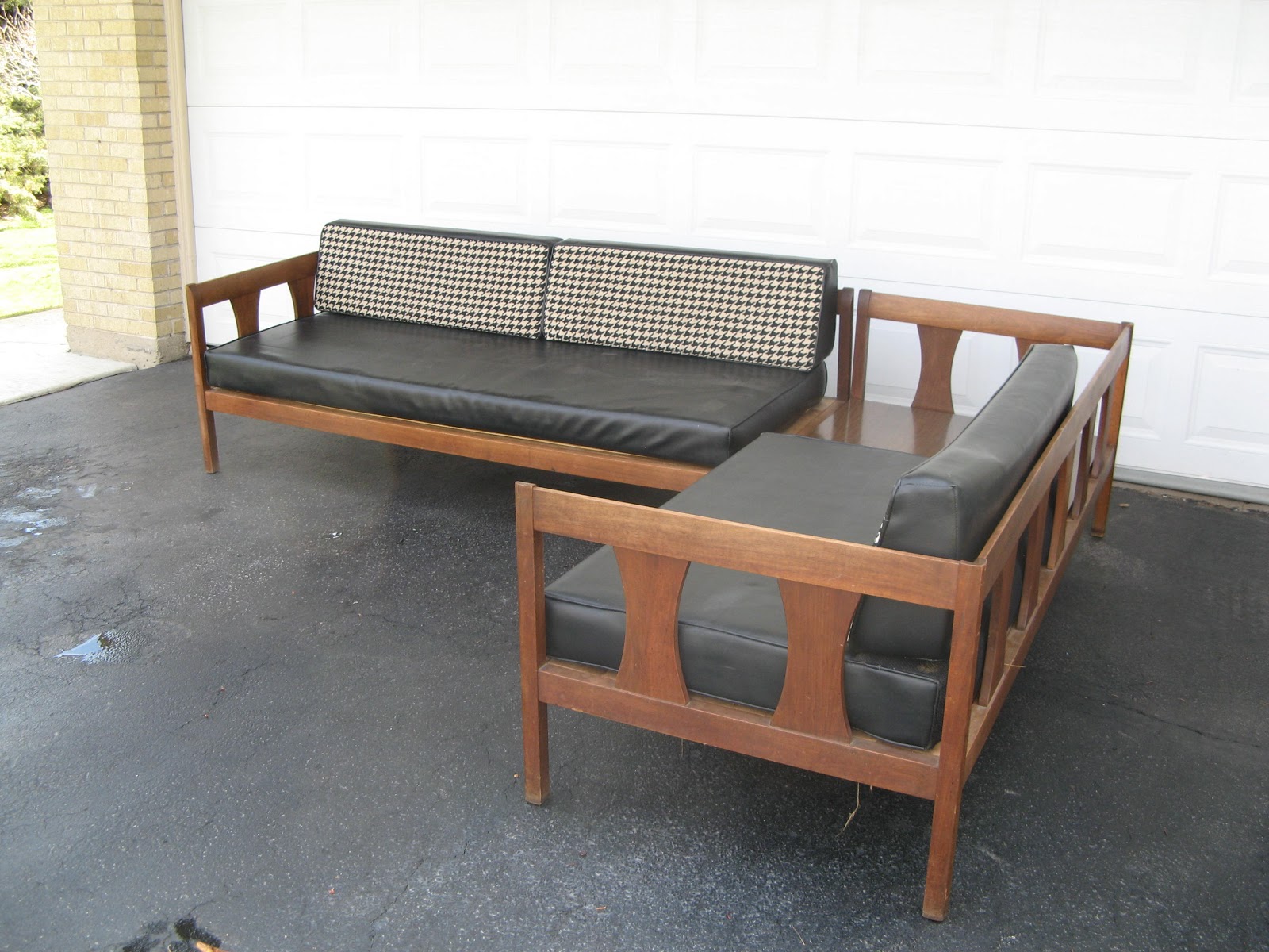 Mid Century Corner Sectional with