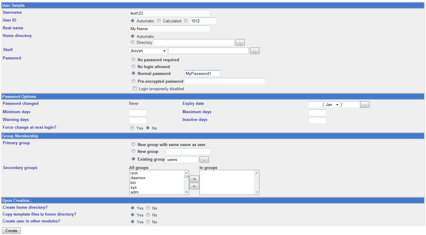 creating email