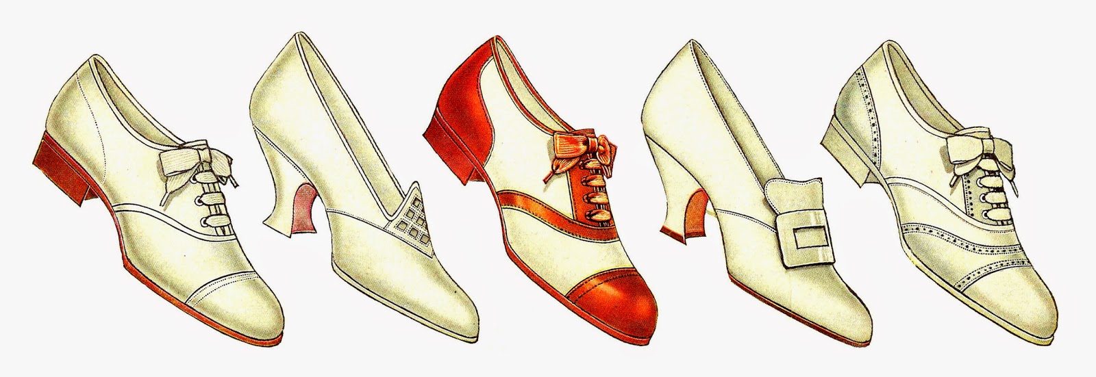 Antique Images Free Fashion Clip Art 5 Vintage Women S Shoe