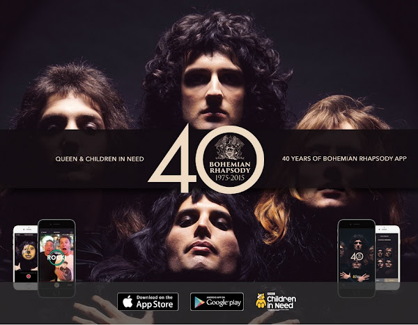 ¡Descarga la nueva App de Bohemian Rhapsody iTunes y Google Play y apoya a Children in Need BBC!